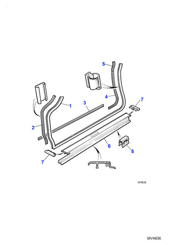 Jaguar genuine seal retainer - jaguar,