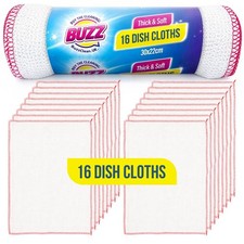 8-24pk White Dish Cloths