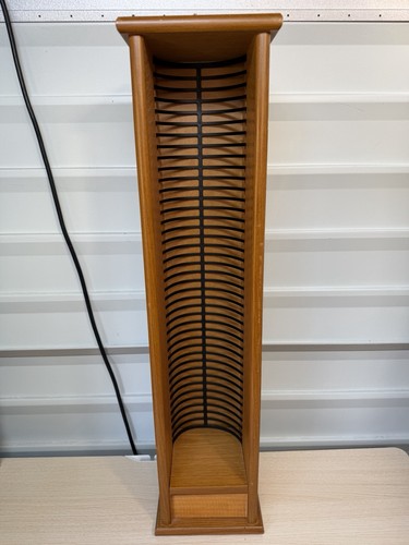 Wooden storage tower - cd, rack