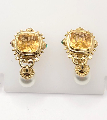 Tova diamonique golden citrine - diamonique,