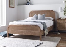 French Style Rattan High Foot End Annecy Bed Double & King Frame by Time4Sleep