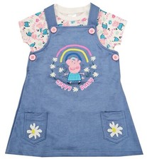 Girls Peppa Pig Pinafore Dress