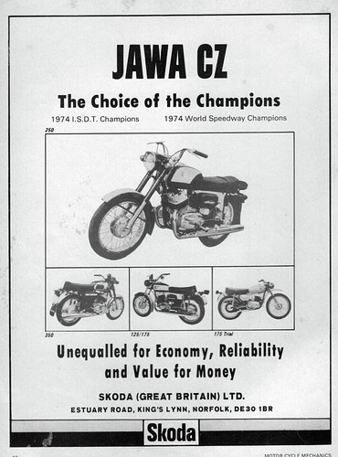 1975 jawa sport 250 - cz,