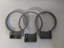 3 x Grey 110mm 4" Soil Pipe