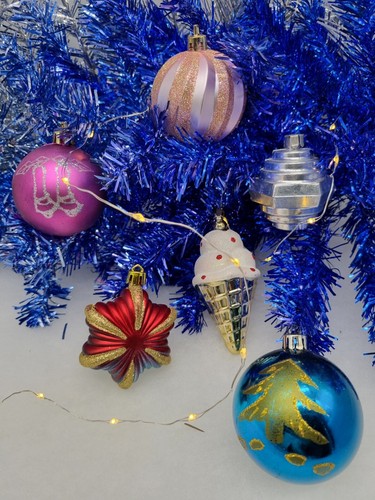 Vintage plastic christmas - vintage,