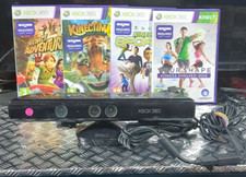 xbox 360 kinect games bundle Sensor Bar And 4 X Games 