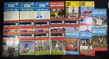 20 Football League Review & Stag Programme Magazine Official Journal Bundle