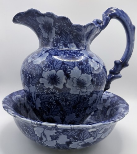Vintage regency ironstone blue - vintage,