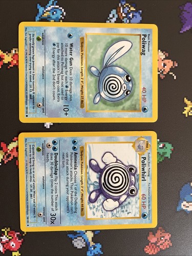 Poliwag poliwhirl shadowless - poliwag,