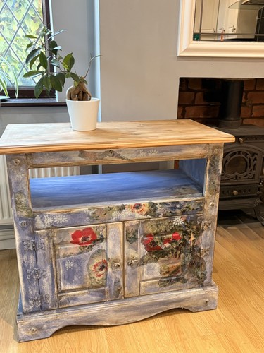 Hand painted rustic pine - rustic,