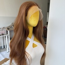 Long straight ginger brown - ginger,