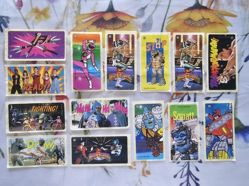 Set stickers chewing gum - , power