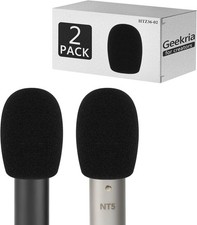 Geekria for Creators Foam Windscreen Compatible with RODE M5, NT5, NT6, NT55 Mi