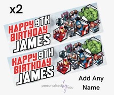 Personalised marvel the - 2x,