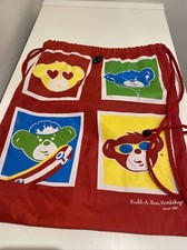 Red build bear draw string - a,