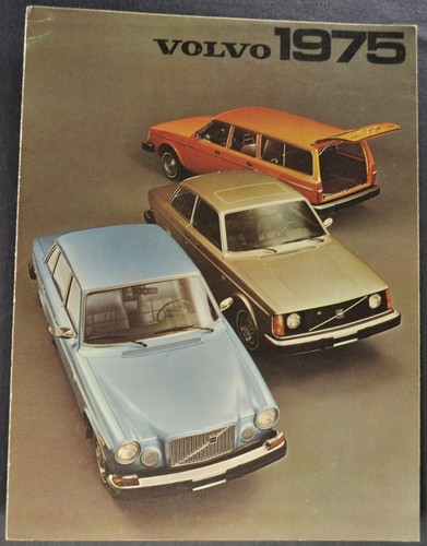 1975 volvo brochure folder - 1975,