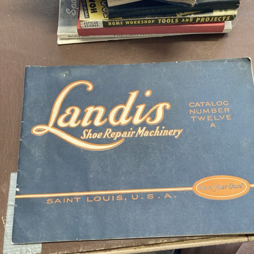 Antique landis shoe - landis, repair