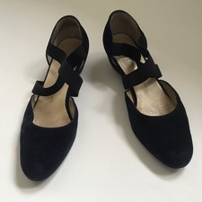 Peter Kaiser Shoes Jaila, Size 4, Navy Blue Suede Boxed & Dust Bag