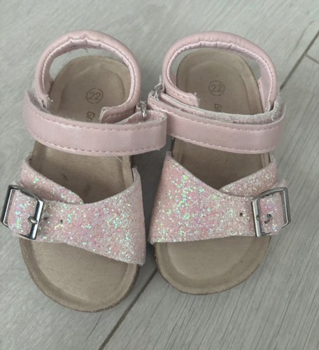 Toddler pink sparkly sandles - toddler,