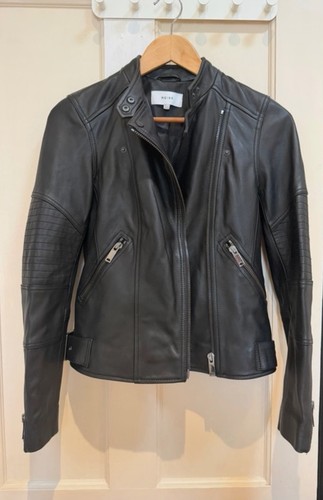 Reiss real leather - real, black
