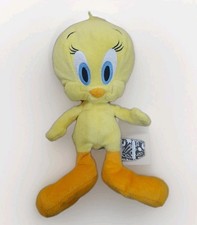 Looney Tunes Boots Tweety Pie - Warner Bros Cartoon Beanie Plush Soft Toy 10"