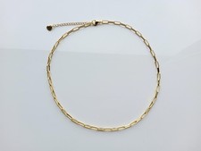 18k Gold Plated Paperclip