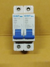 2 X CHINT NB1-63H C50 MCB