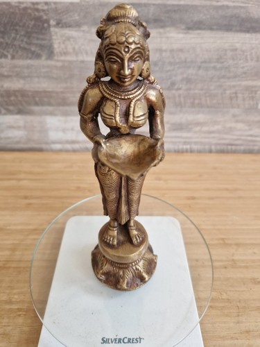 Vintage brass beautiful lady - vintage,