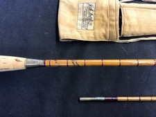 Rare Vintage J A Lupton 8ft 6" The Wagtail split cane fly fishing rod