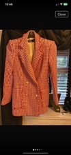 Zara Red Blazer Size Xs Bnwot