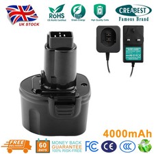 Battery/Charger For Dewalt 7.2V 4000mAh Ni-MH DW9057 DE9057 DE9085 DW920 DW925K