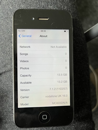 Apple iphone 16gb black - 4,