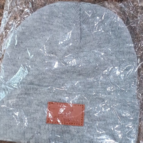 Bully max gray solid beanie - bully,