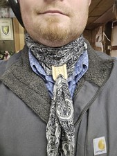 Basket Weaved Leather wild rag