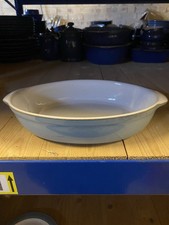 Denby Colonial Blue Oval