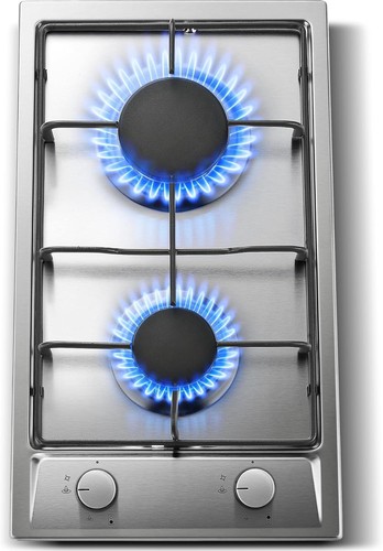 Burner gas hob - 2-burner, built-in