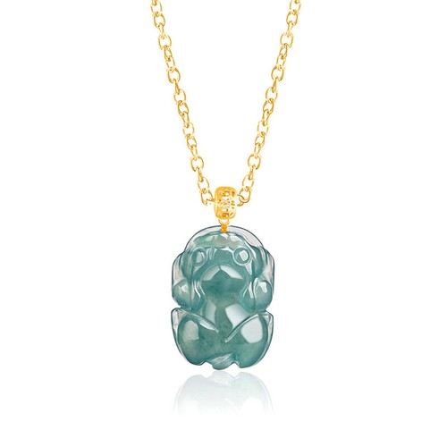 Certified 18k gold clasp blue - 18k,
