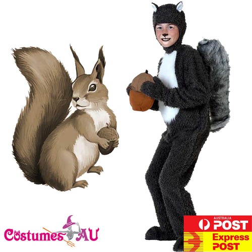 Mens black squirrel costume - mens,
