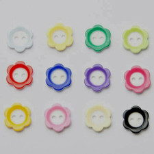 10 x Small Coloured Rim Daisy