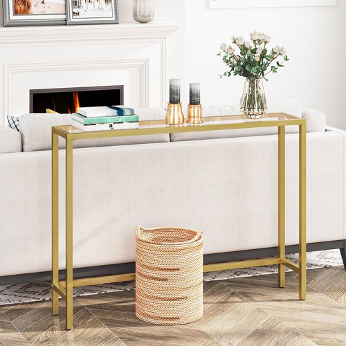 Console table tempered glass - console,