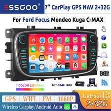 For Ford Focus MK2 C-Max Galaxy Android 13 Carplay Car Stereo GPS Head Unit DAB+