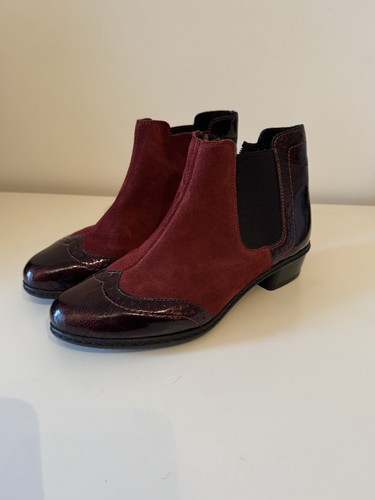 Rieker brogue ankle chelsea - rieker,