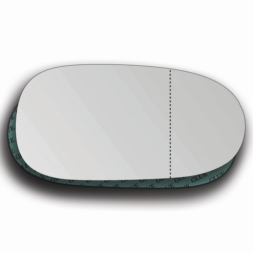 Right mirror glass aspherical - glass,