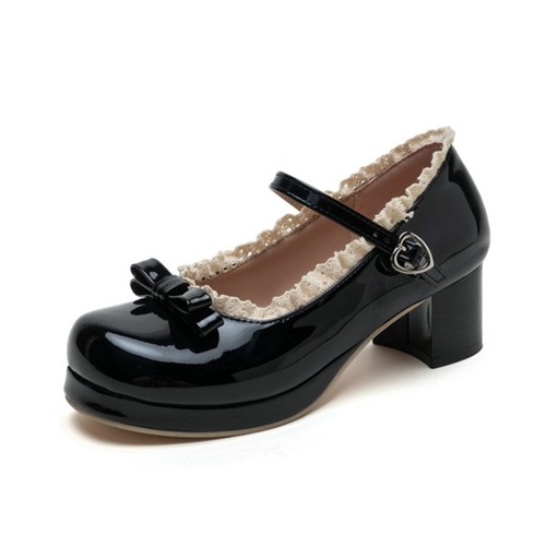 Women bow mary jane lolita - women's,