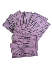 Vintage paper seed packets