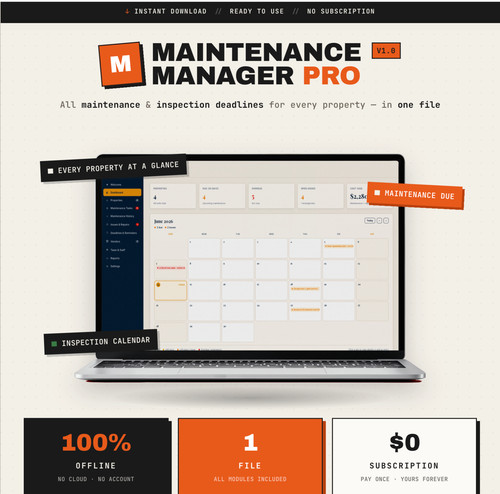 Property maintenance manager - maintenance,