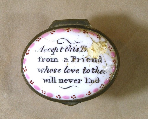 Georgian bilston patch box - ai,