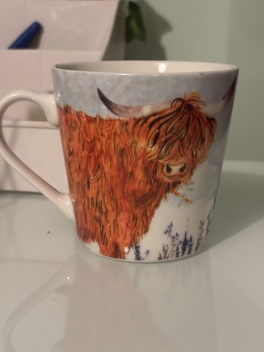 Breakfast mug highland cow - mug,