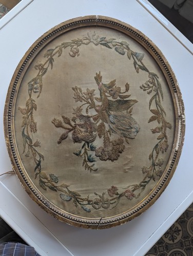 Antique georgian silk - antique,