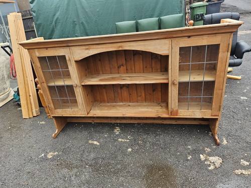 Antique pine dresser top - dresser,